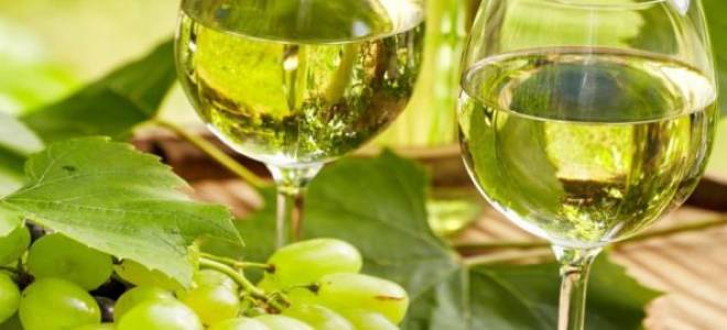 Домашнее вино из белого винограда