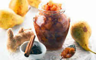 Варенье из груш с лимоном на зиму рецепты с корицей пятиминутка