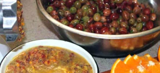 Варенье из крыжовника и апельсина на зиму царское изумрудное