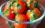 Маринованные помидоры быстрого приготовления рецепты с чесноком в пакете дольками на закуску